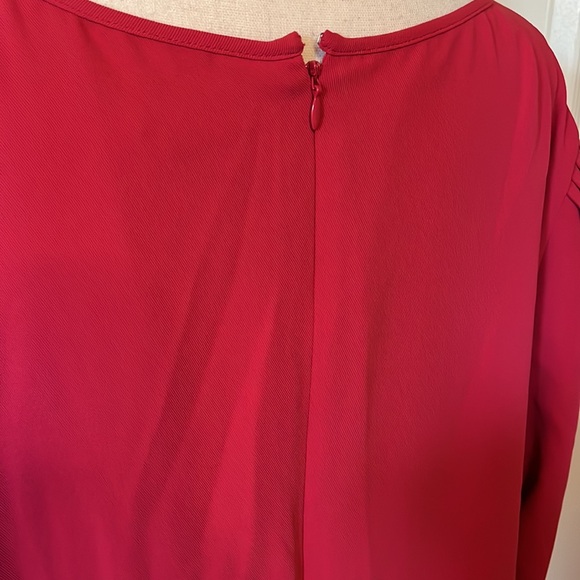 NWOT ann Taylor midi carnation pink dress. Slowly. Elegant - Picture 4 of 7